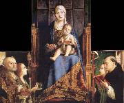 Antonello da Messina Madonna with SS Nicholas of Bari,Anastasia Spain oil painting artist